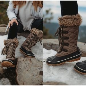 NWT Bearpaw McKinley tall duck snow winter boots